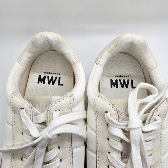 Madewell League Sneakers Washed Nubuck Retro Vintage Style Women's 6 M - Picture 9 of 16